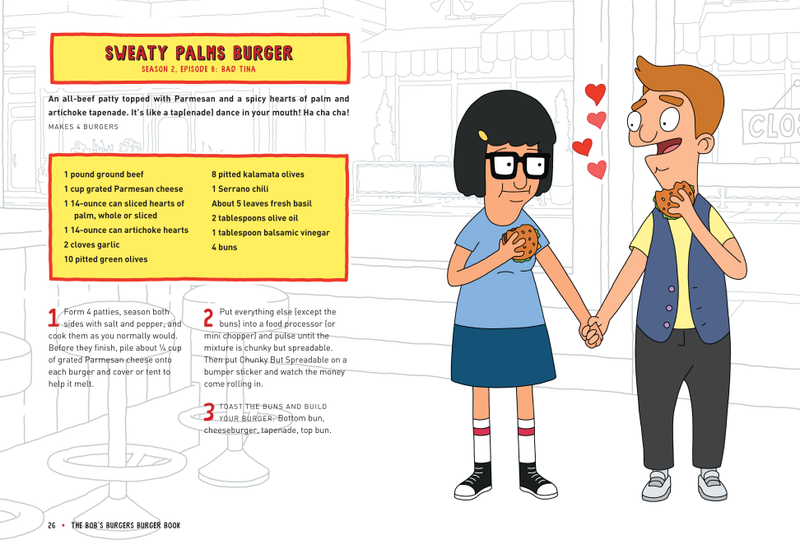 Illustration for article titled The burgers are as good as the puns in The Bob’s Burgers Burger Book